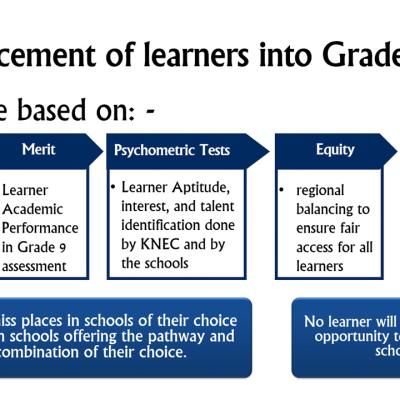  Placement Of Learners Into Grade 10 