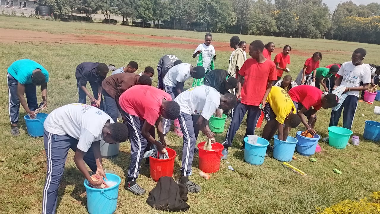 Grade 9 Learners in Action: Putting Hygiene into Practice